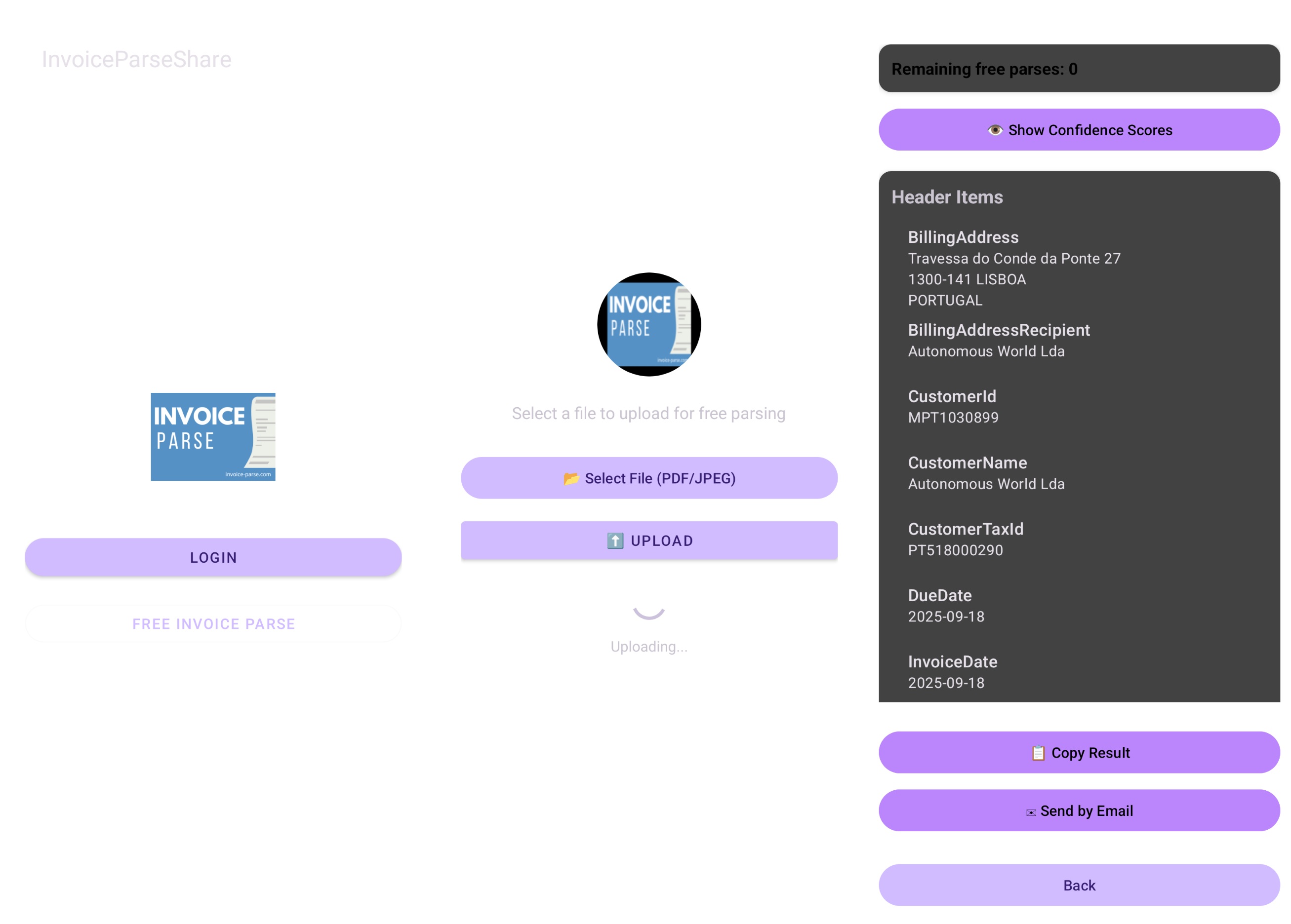 How to Scan and Parse Invoices with the Invoice-Parse App (Step-by-Step Guide)